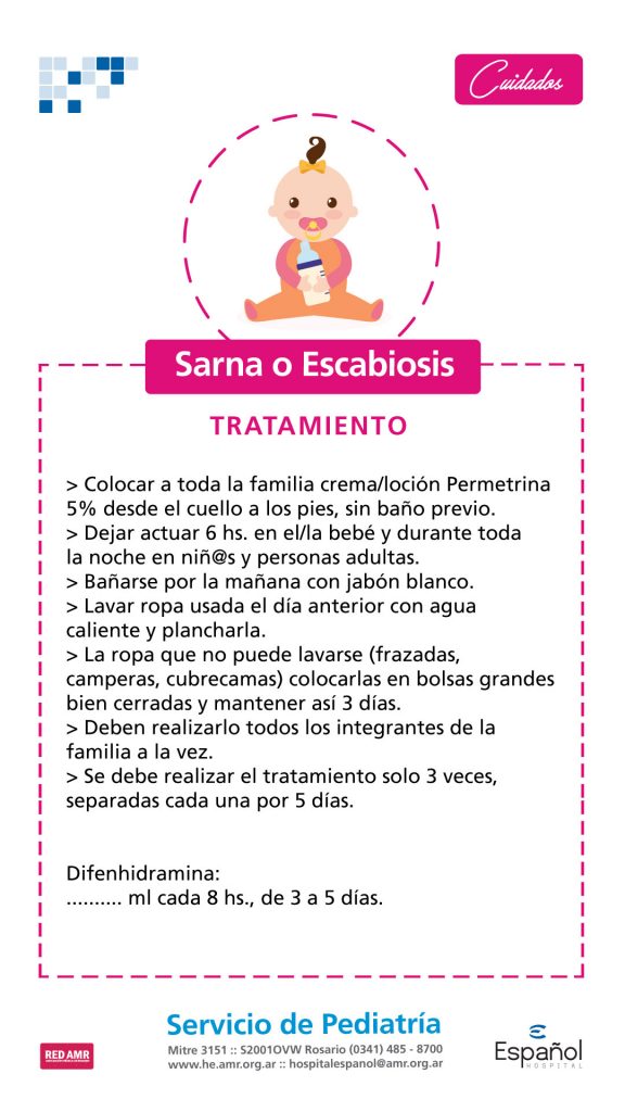 Sarna o Escabiosis - Hospital Español - Rosario